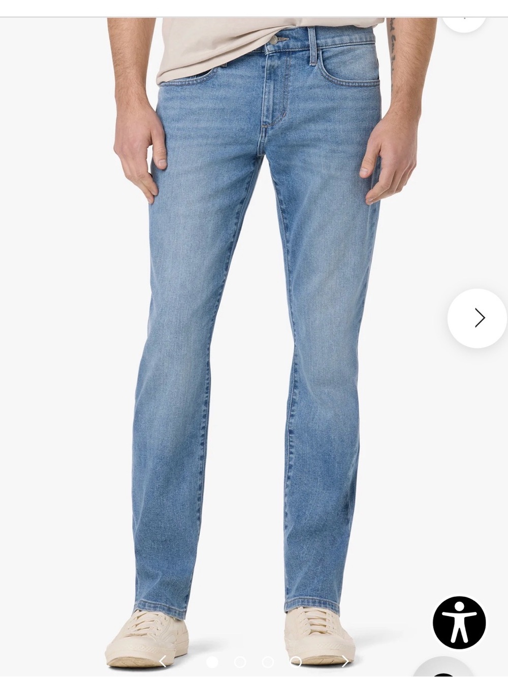Men’s Joe’s 34x32 Light Blue Slim Straight Jeans